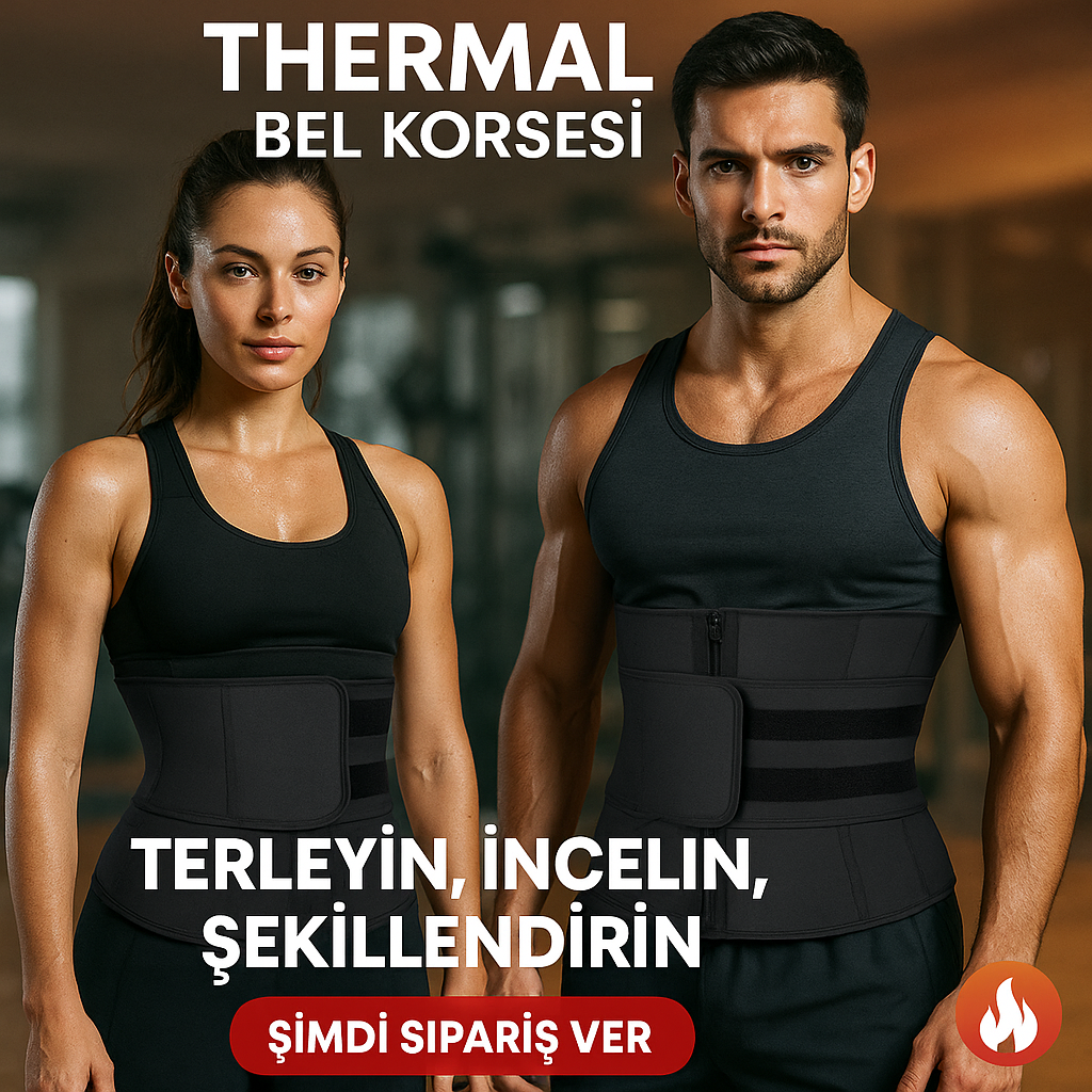 İnceltici ve Sıklaştırıcı Termal Bel Korse | Zayıflama ve Duruş Destekleyici Korse
