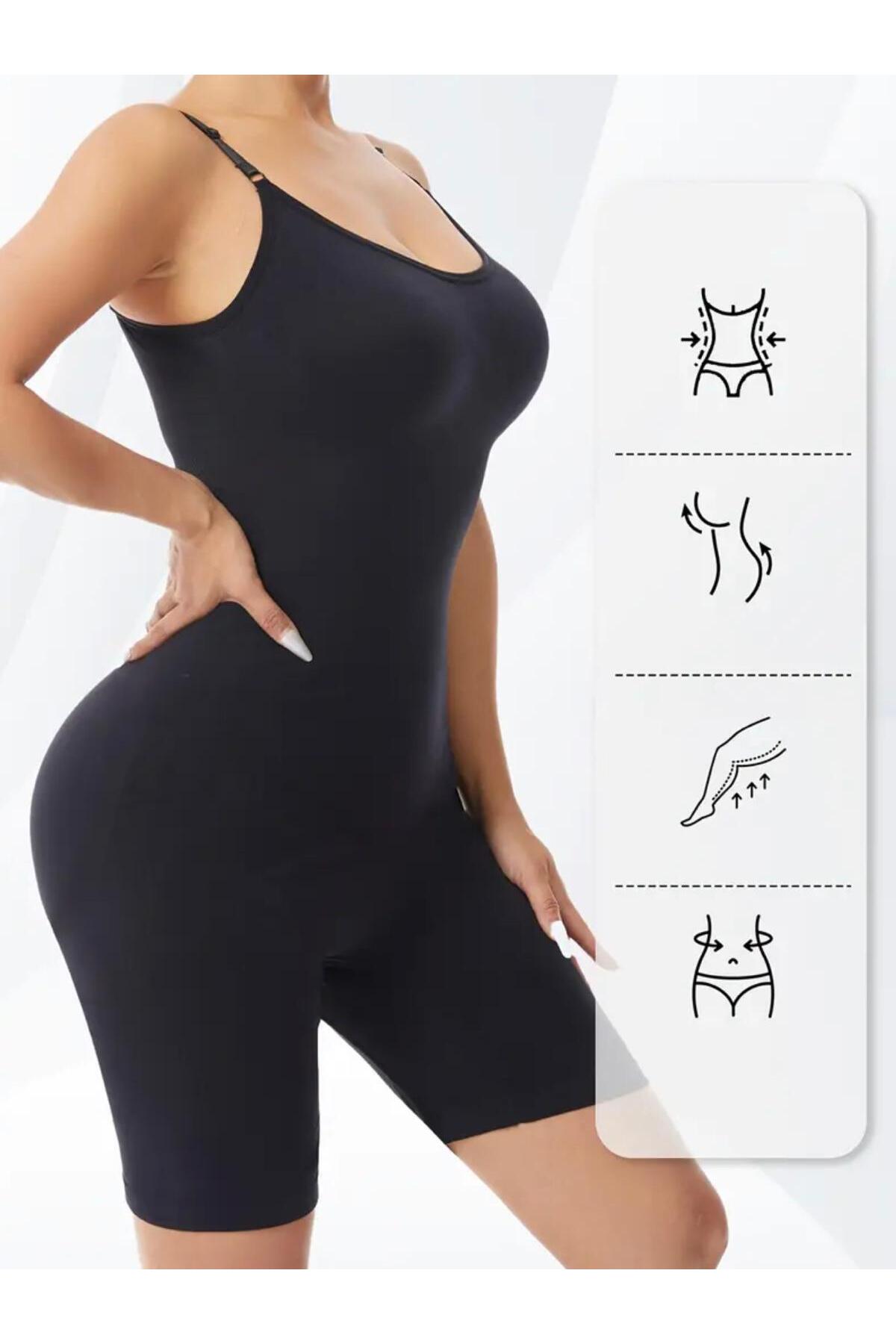 toparlayıcı sıkılaştırıcı tam boy korse 9050 Siyah