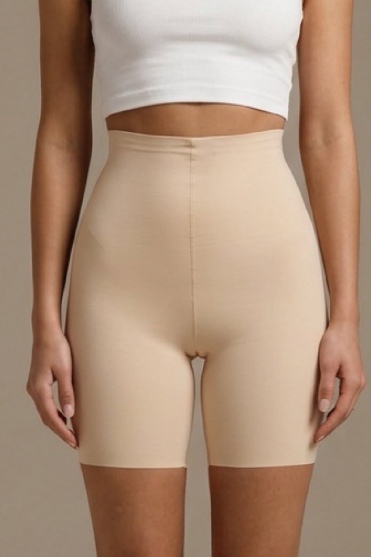 Kadın Sıkılaştırıcı Kumaş Boxer Kalıp Ten Korse