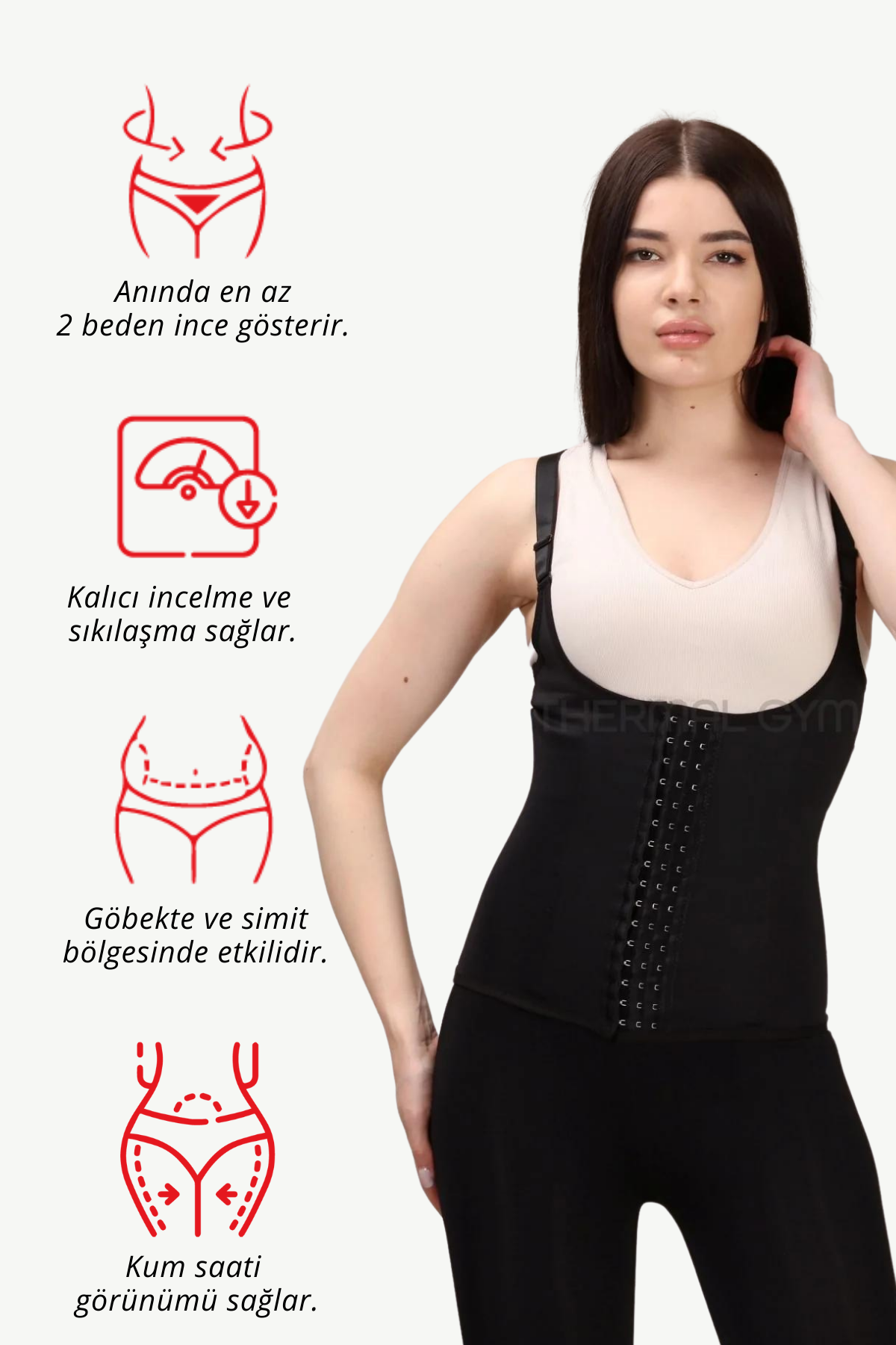 Askılı Lateks Korse – Lohusa Doğum Sonrası Toparlayıcı & Sıkılaştırıcı Korse