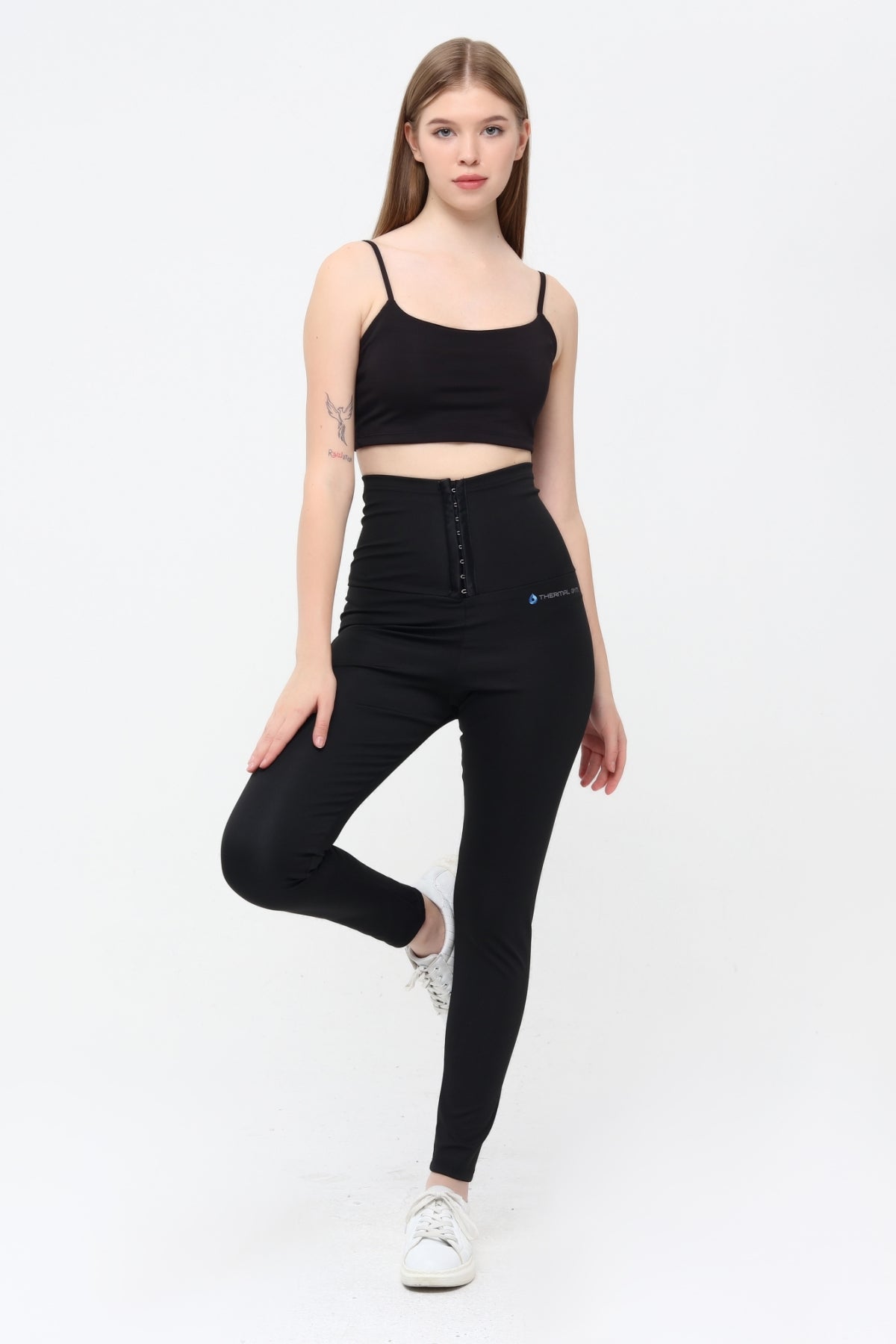 Thermal Giyim Premium Agraflı Sauna Termal Tayt – Yüksek Bel, Terletici ve Vücut Şekillendirici