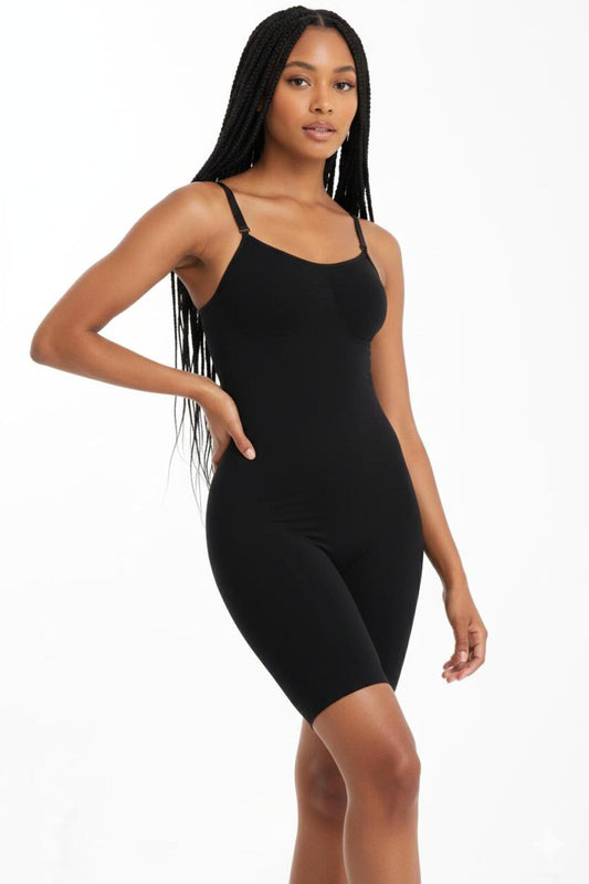 body yüksek bel tam boy 9050 Siyah