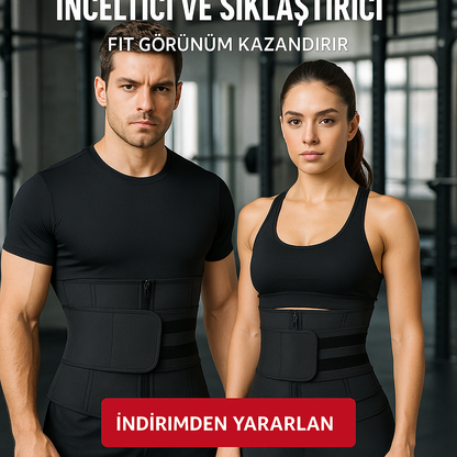İnceltici ve Sıklaştırıcı Termal Bel Korse | Zayıflama ve Duruş Destekleyici Korse