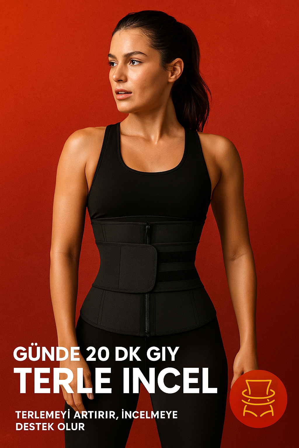 İnceltici ve Sıklaştırıcı Termal Bel Korse | Zayıflama ve Duruş Destekleyici Korse