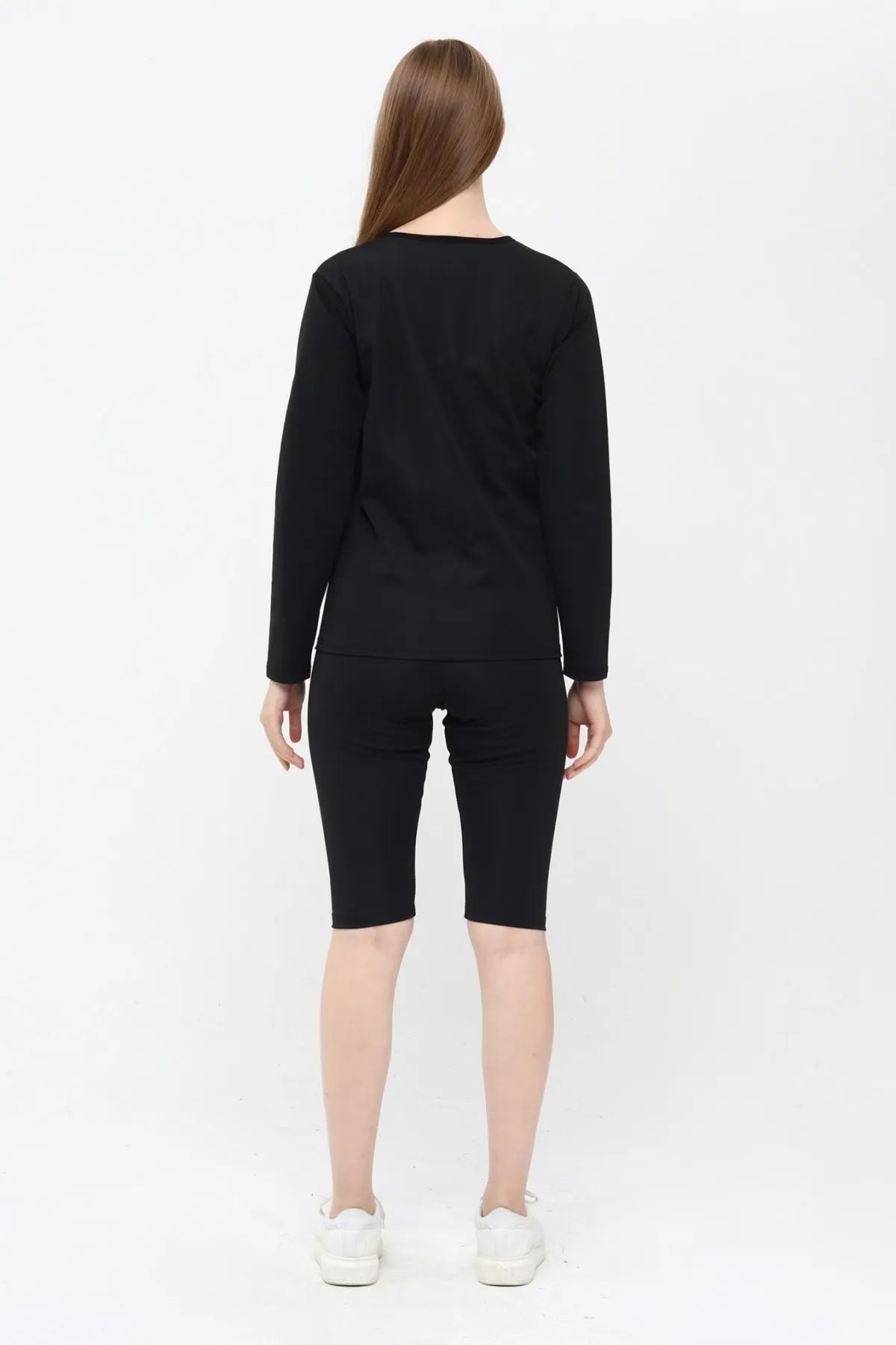 Sauna Fermuarlı Uzunkol Ve Premium Sauna Agraflı Şort Takım 2019