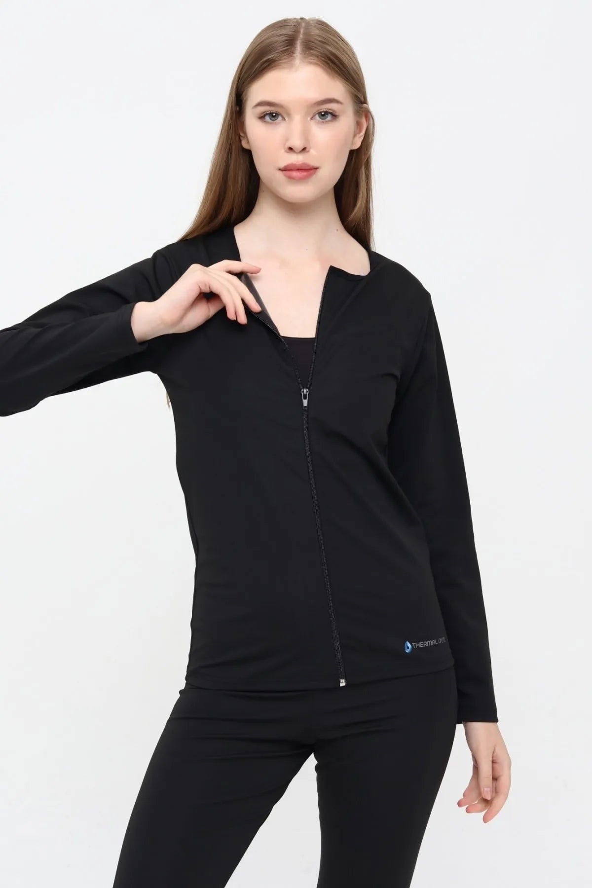 Sauna Fermuarlı Uzunkol Ve Premium Sauna Agraflı Şort Takım 2019