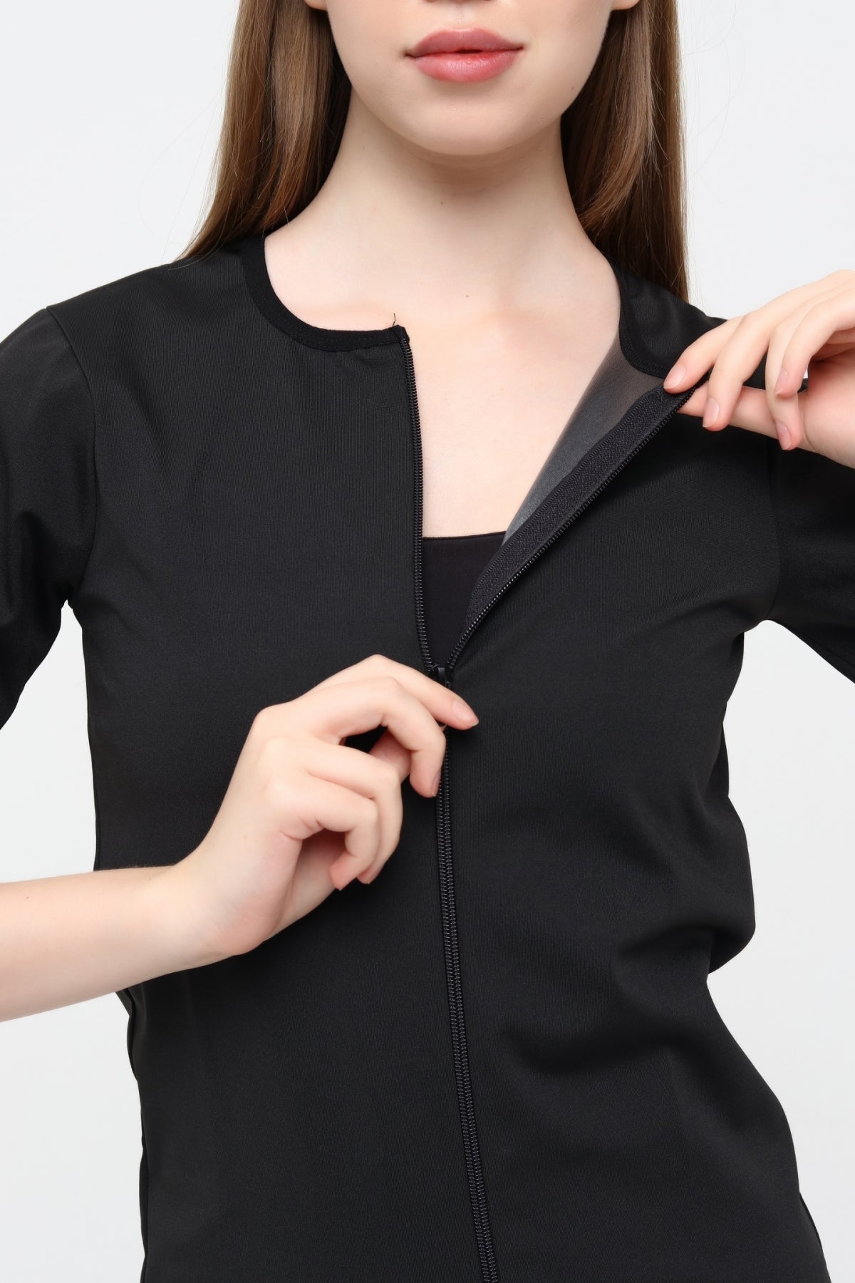 Thermal GYM Sauna Fermuarlı Body 1002 – Termal Sauna Fermuarlı Body | İncelten & Terletici Tasarım