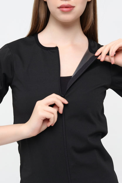 Thermal GYM Sauna Fermuarlı Body 1002 – Termal Sauna Fermuarlı Body | İncelten & Terletici Tasarım