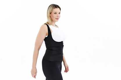 Terleterek Ödem Attıran Sıklaştırıcı Ve Toparlayıcı Askılı Termal Korse