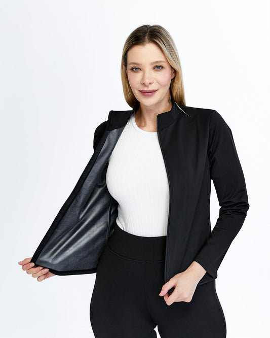 Spor Yaka Uzun Kollu Body Terletici Ve Sıklaştırıcı