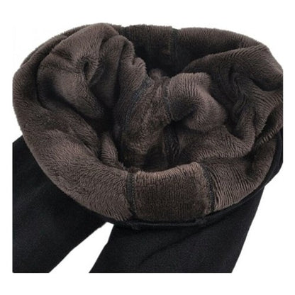 İçi Peluş Termal Tayt – Sıcak Tutucu, İncelten ve Toparlayıcı Siyah Model