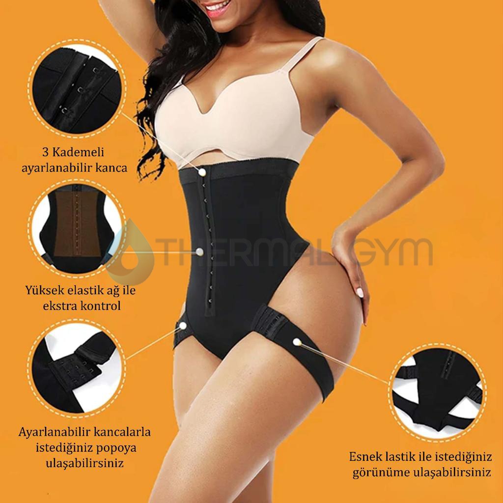 Popo Ve Karın Şekillendirici Cuff Tummy Traıner 7042