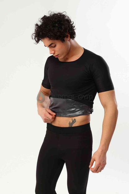 Ödem Attırıcı Terleten Ve İnceltici Sauna Fermuarsız Kısakol Body