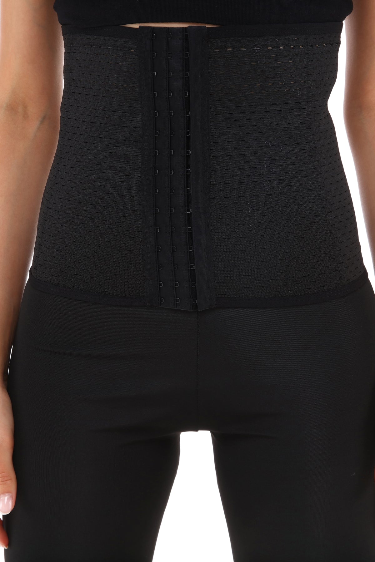 Kadın Ten Rengi Şekillendirici-Toparlayıcı Doğum Sonrası Korse 6038 – Lohusa, Delikli Esnek Tasarım