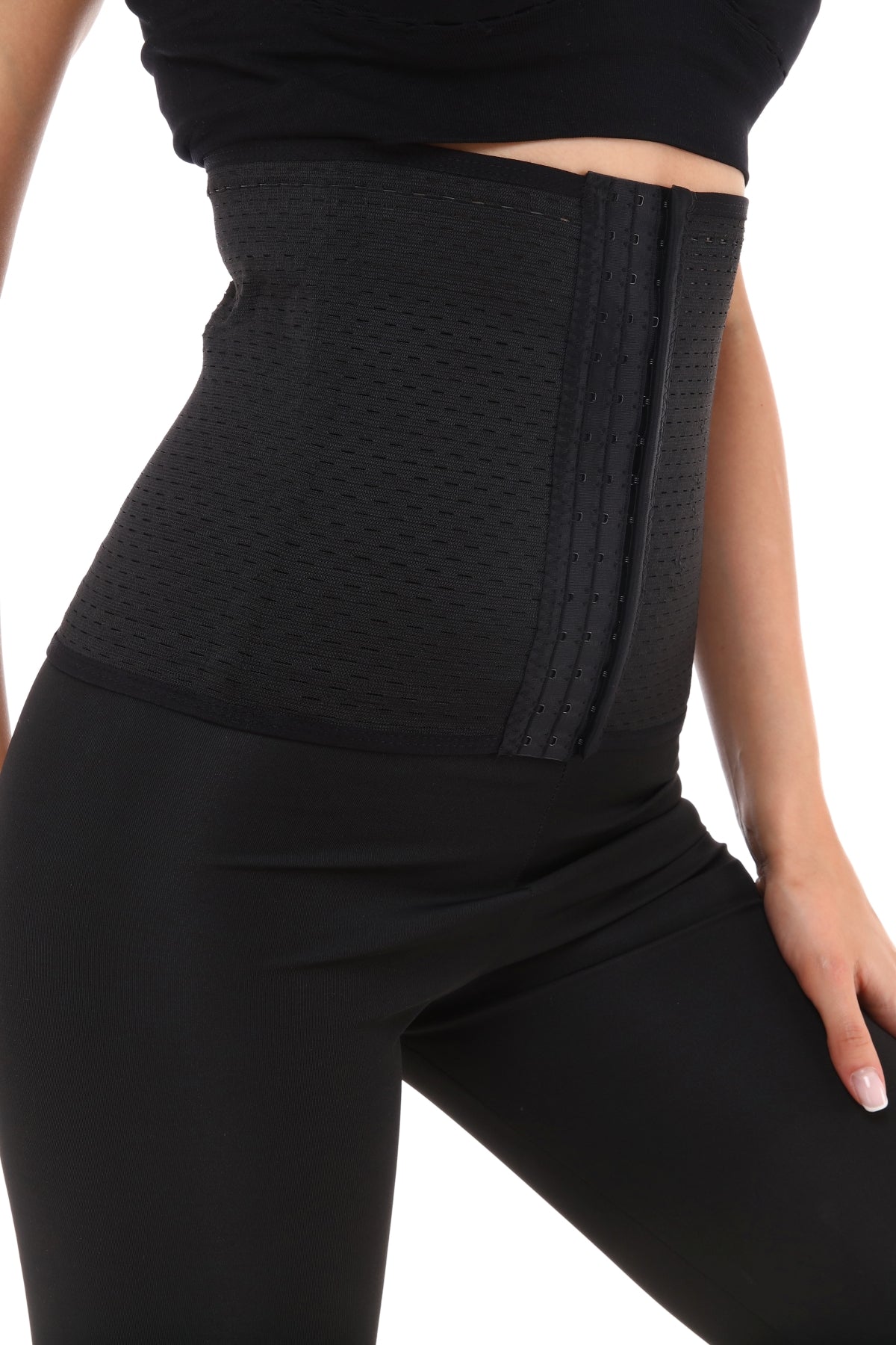 Kadın Ten Rengi Şekillendirici-Toparlayıcı Doğum Sonrası Korse 6038 – Lohusa, Delikli Esnek Tasarım