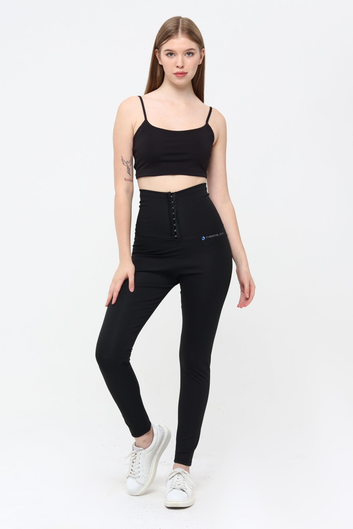 Thermal Giyim Premium Agraflı Sauna Termal Tayt – Yüksek Bel, Terletici ve Vücut Şekillendirici