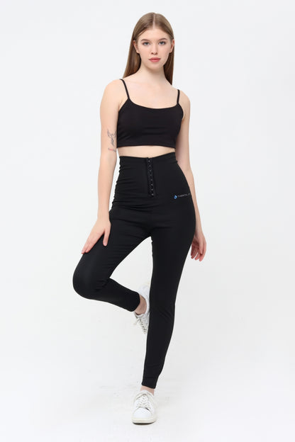 Thermal Giyim Premium Agraflı Sauna Termal Tayt – Yüksek Bel, Terletici ve Vücut Şekillendirici