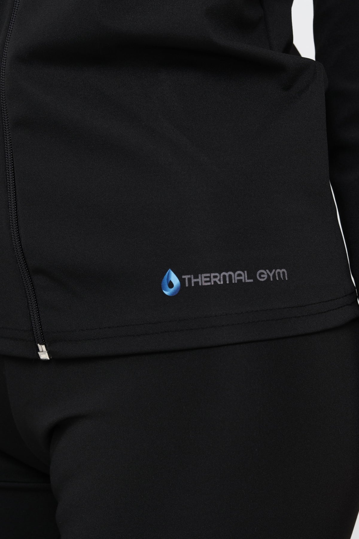 Thermal GYM Sauna Fermuarlı Uzun Kollu Body & Premium Agraflı Sauna Tayt Takım – Termal İncelme Seti