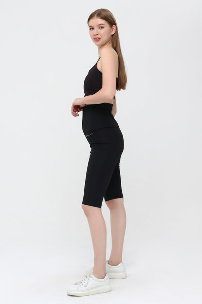 Agraflı Sauna Şort 1006 – Termal İncelten & Terletici Yüksek Bel Şort