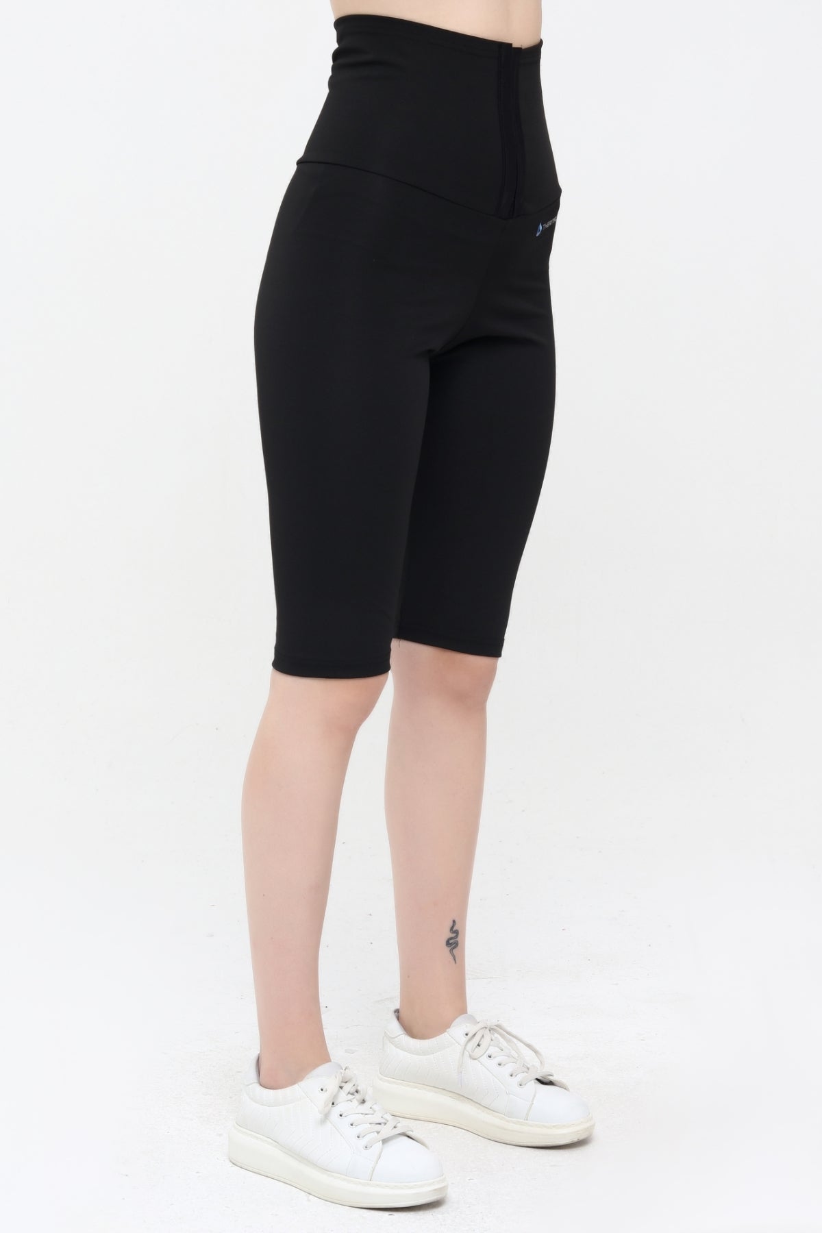 Agraflı Sauna Şort 1006 – Termal İncelten & Terletici Yüksek Bel Şort