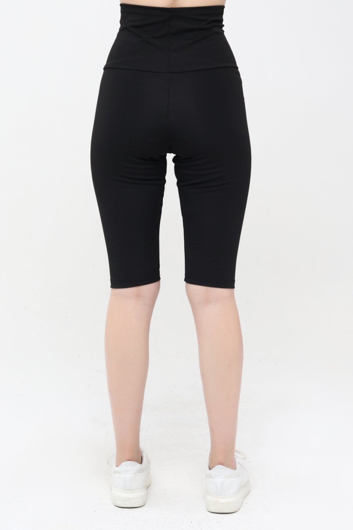 Agraflı Sauna Şort 1006 – Termal İncelten & Terletici Yüksek Bel Şort