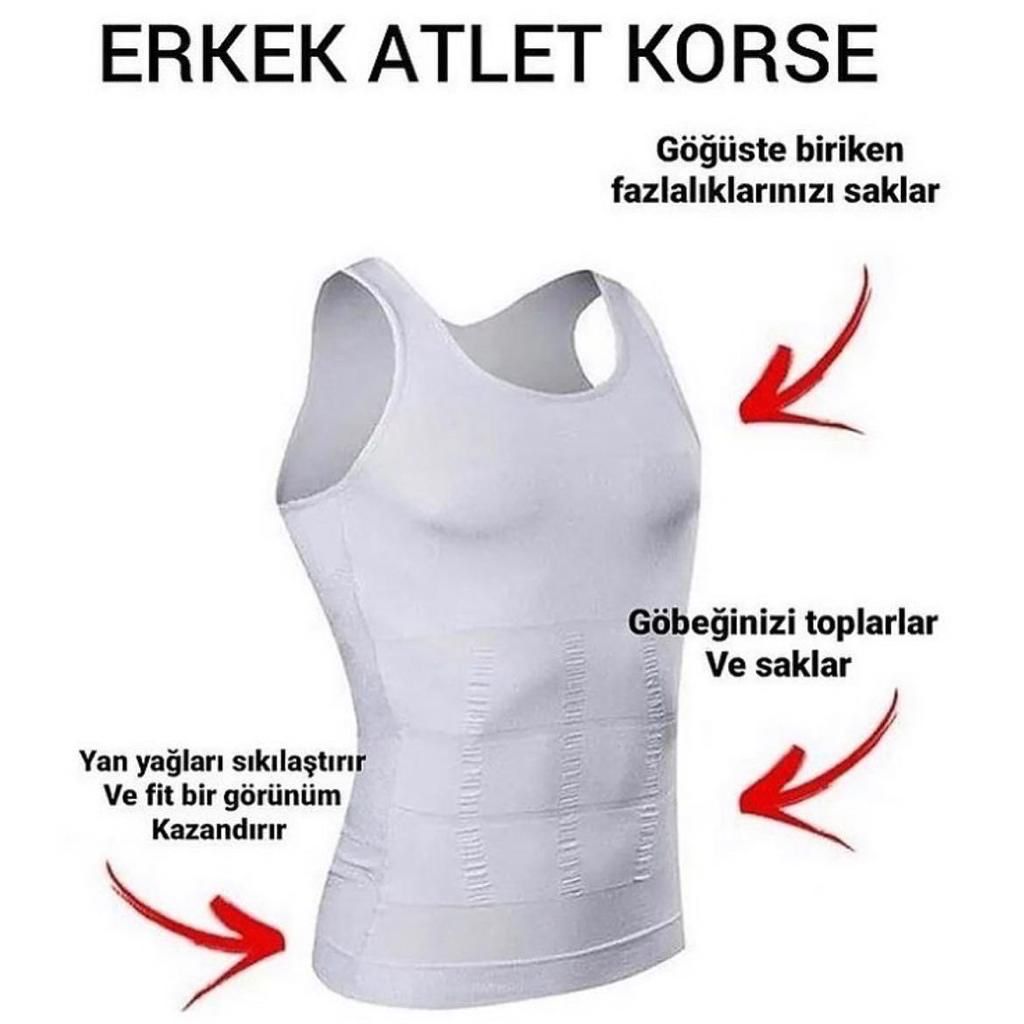 İnceltici Ve Şekillendirici Erkek Atlet Korse